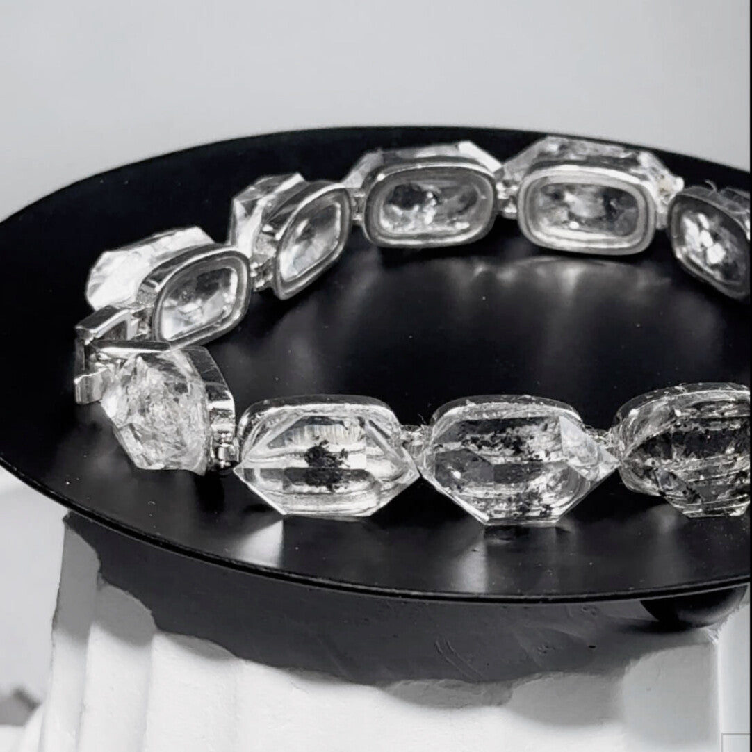 Ink and Wash Original Handmade Bracelet · 925 Silver Bangle