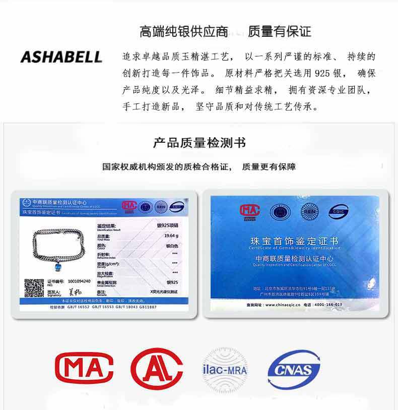 925 Sterling Silver Sapphire Diamond Bracelet 5A Zircon Bracelet