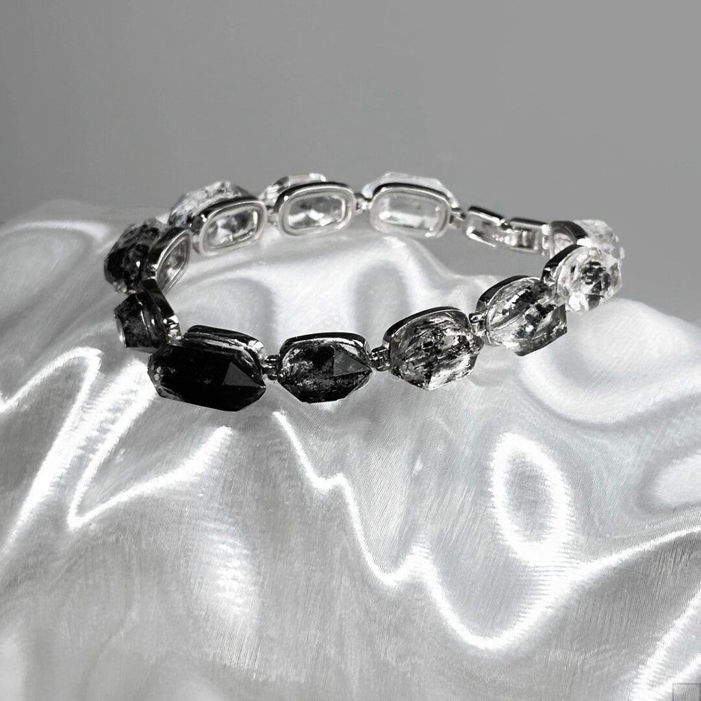 Ink and Wash Original Handmade Bracelet · 925 Silver Bangle
