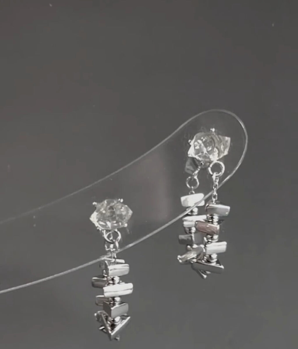 Silver Mine Shining Original Earrings