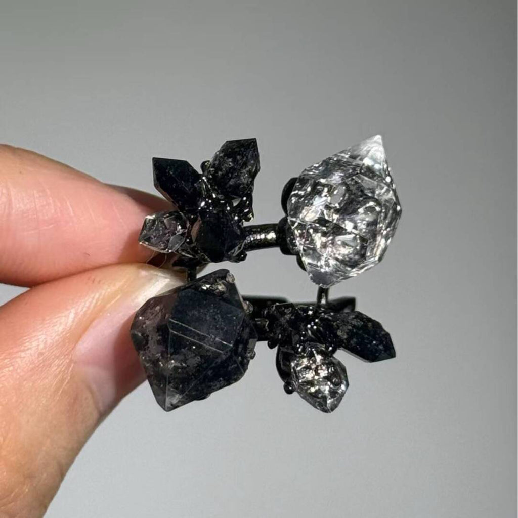 Painter Series Large Blossom Original Design Handmade Ring · Pure White Blossom