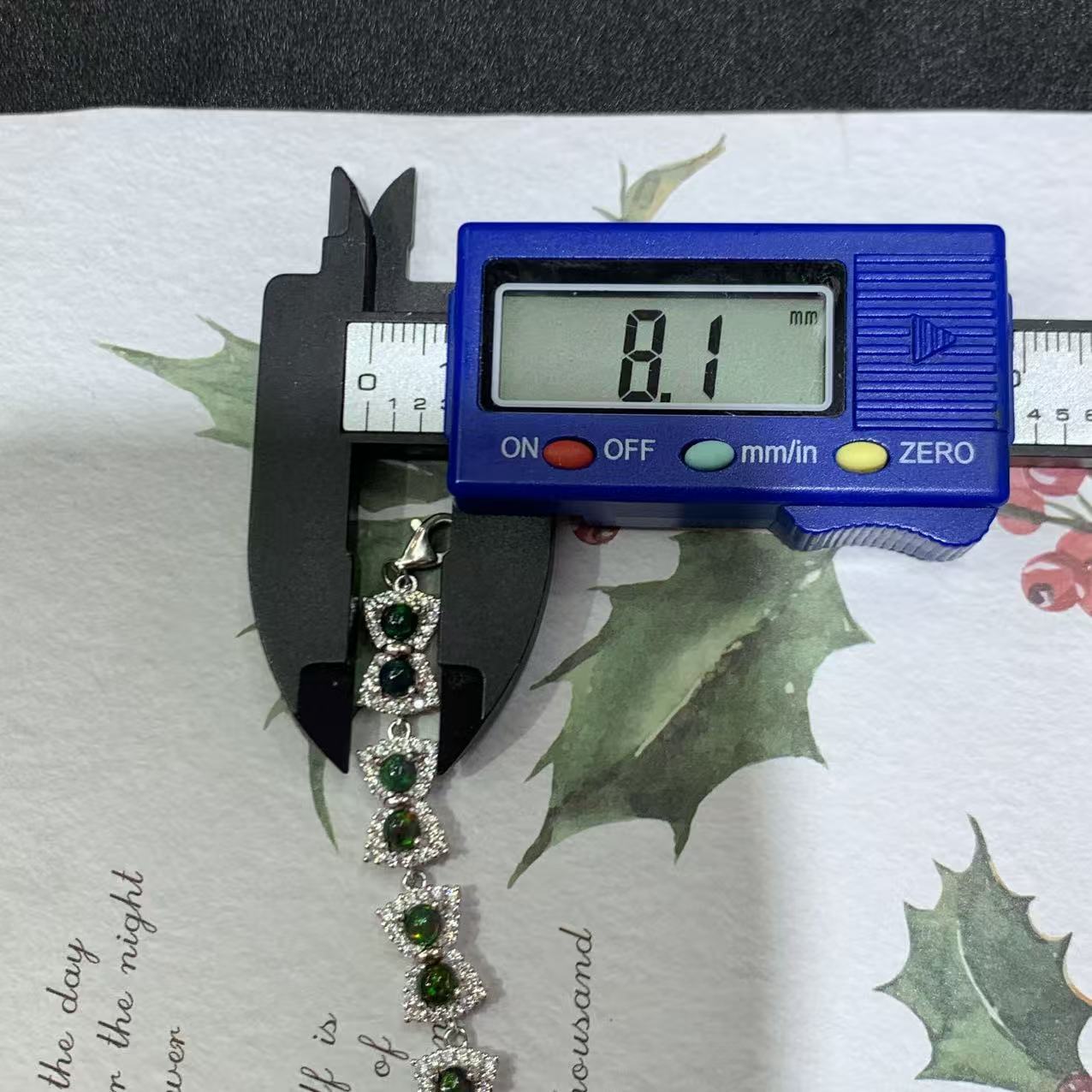 S925 Silver Inlay Light Luxury Niche Exquisite Elegant Bracelet