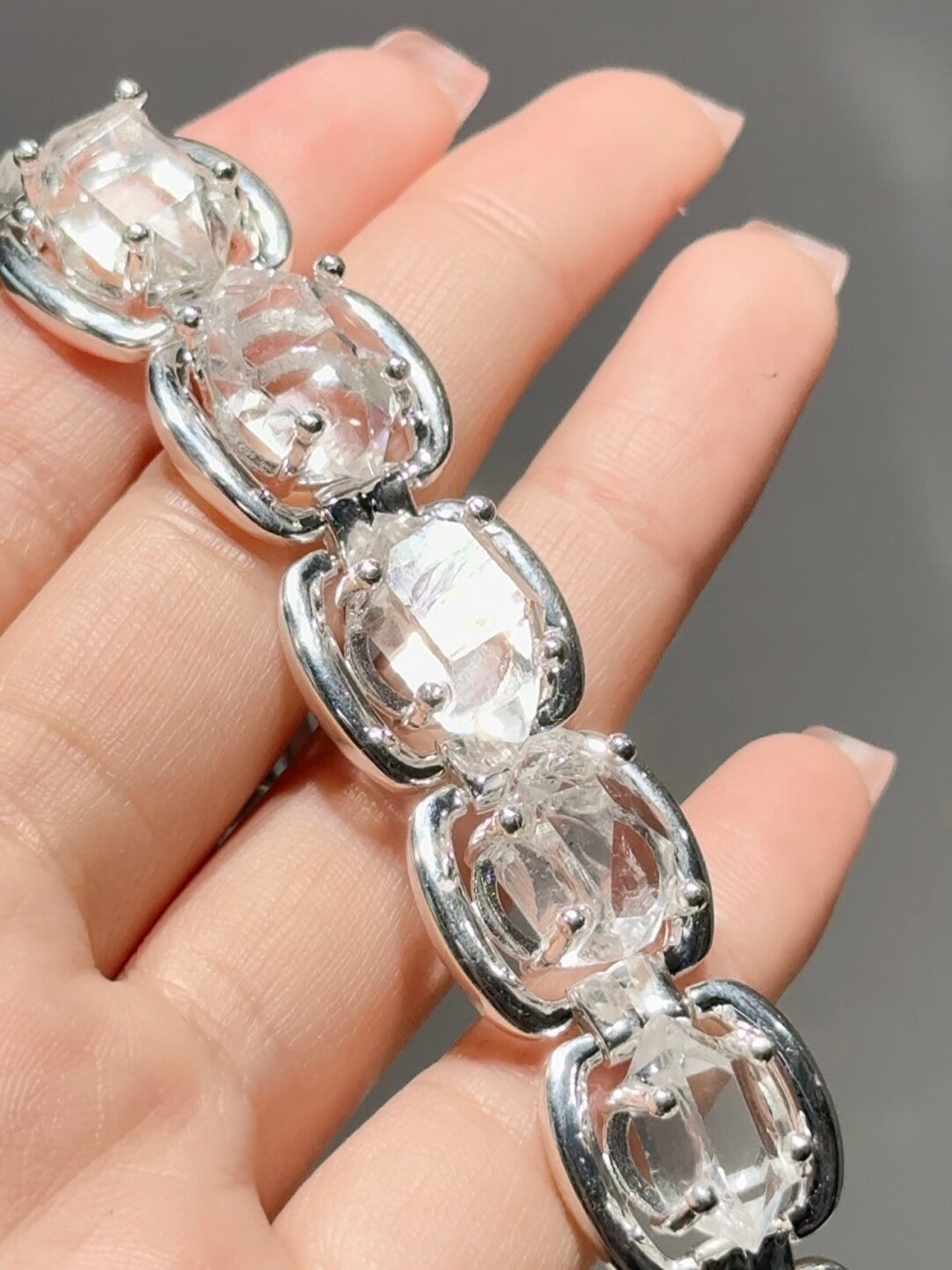 Halo Original Design 925 Silver Bracelet · White Flashing Version