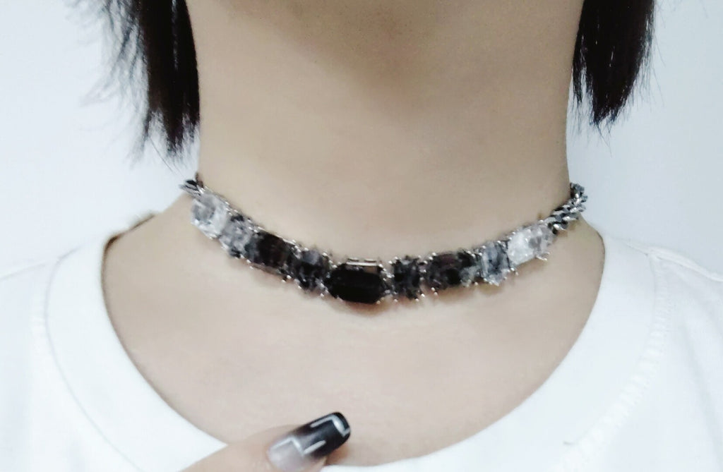 Galaxy Shining Original Handmade Bracelet/Choker Dual-use · White Shining