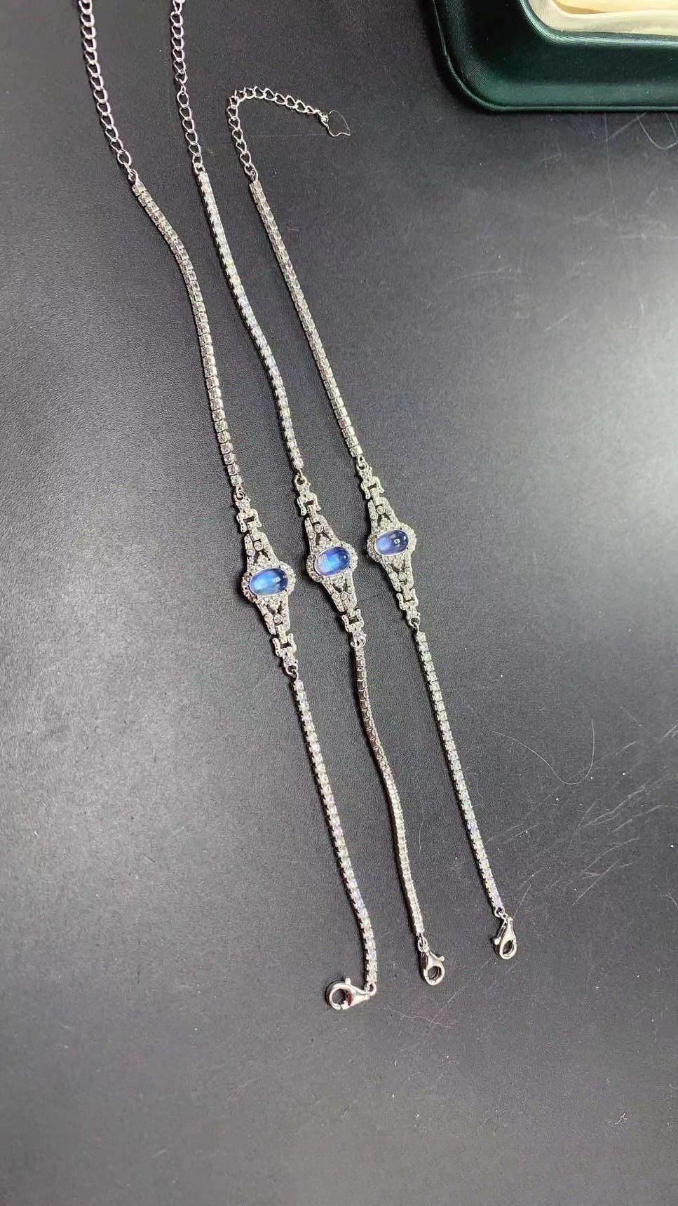 Natural Moonstone Bracelet 925 Sterling Silver Bracelet Female Jewelry High-grade Handmade Jewelry