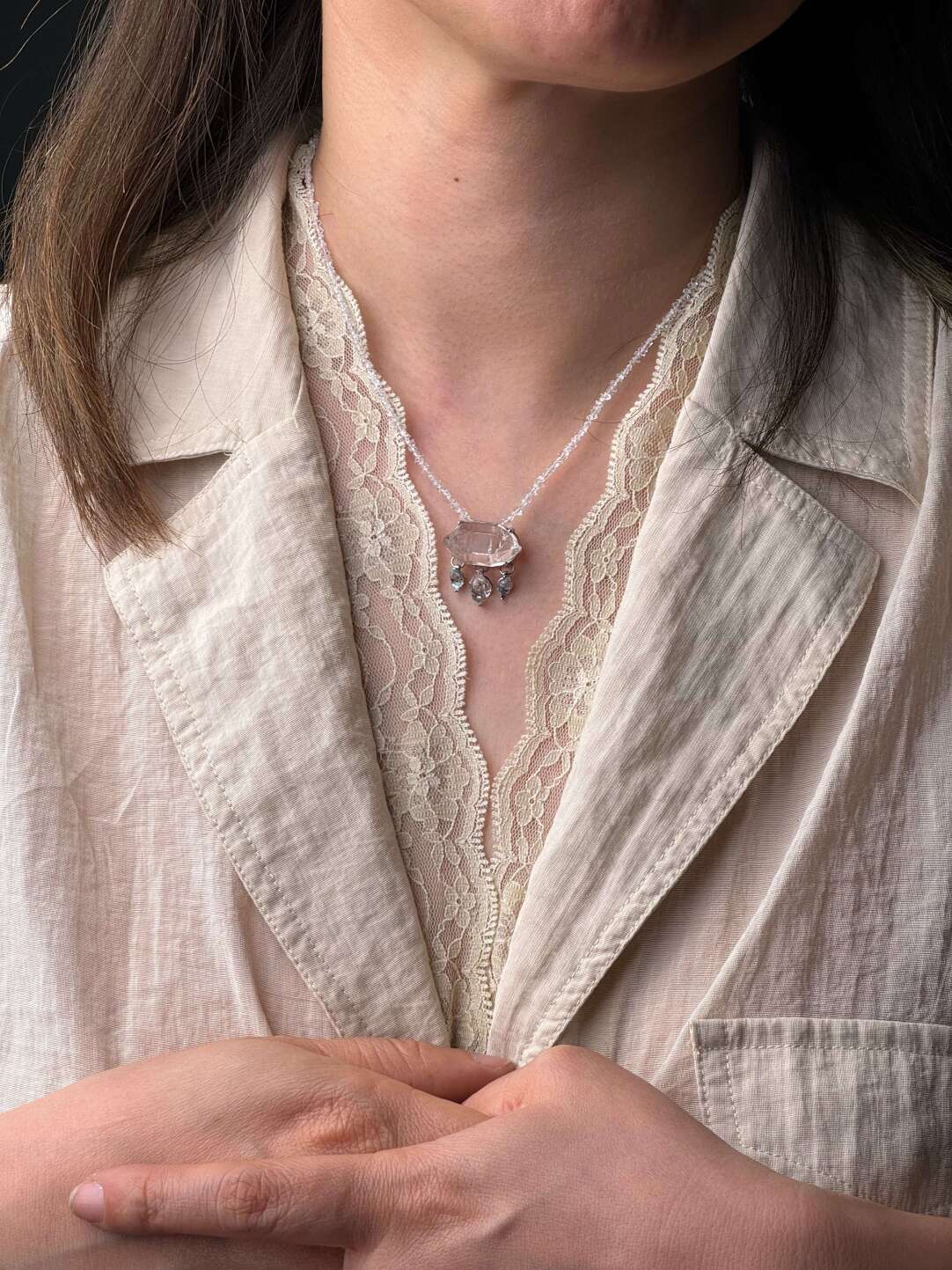 Little Cloud Shining Handmade Original Design Necklace · Little Cloud Necklace