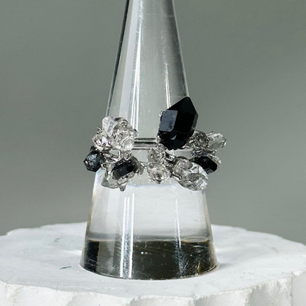 Laurel Natural Shining Original Design Handmade Ring · S925