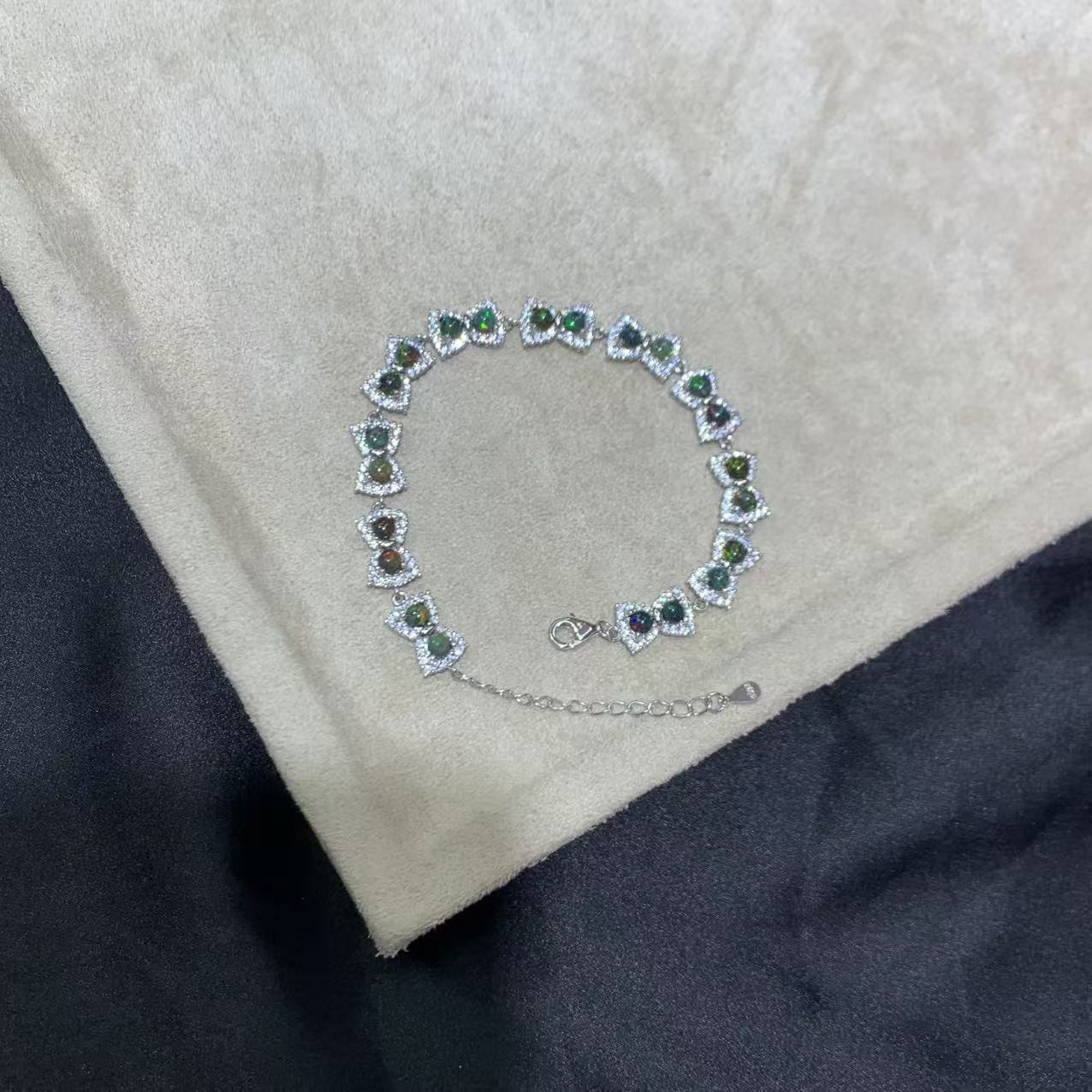 S925 Silver Inlay Light Luxury Niche Exquisite Elegant Bracelet