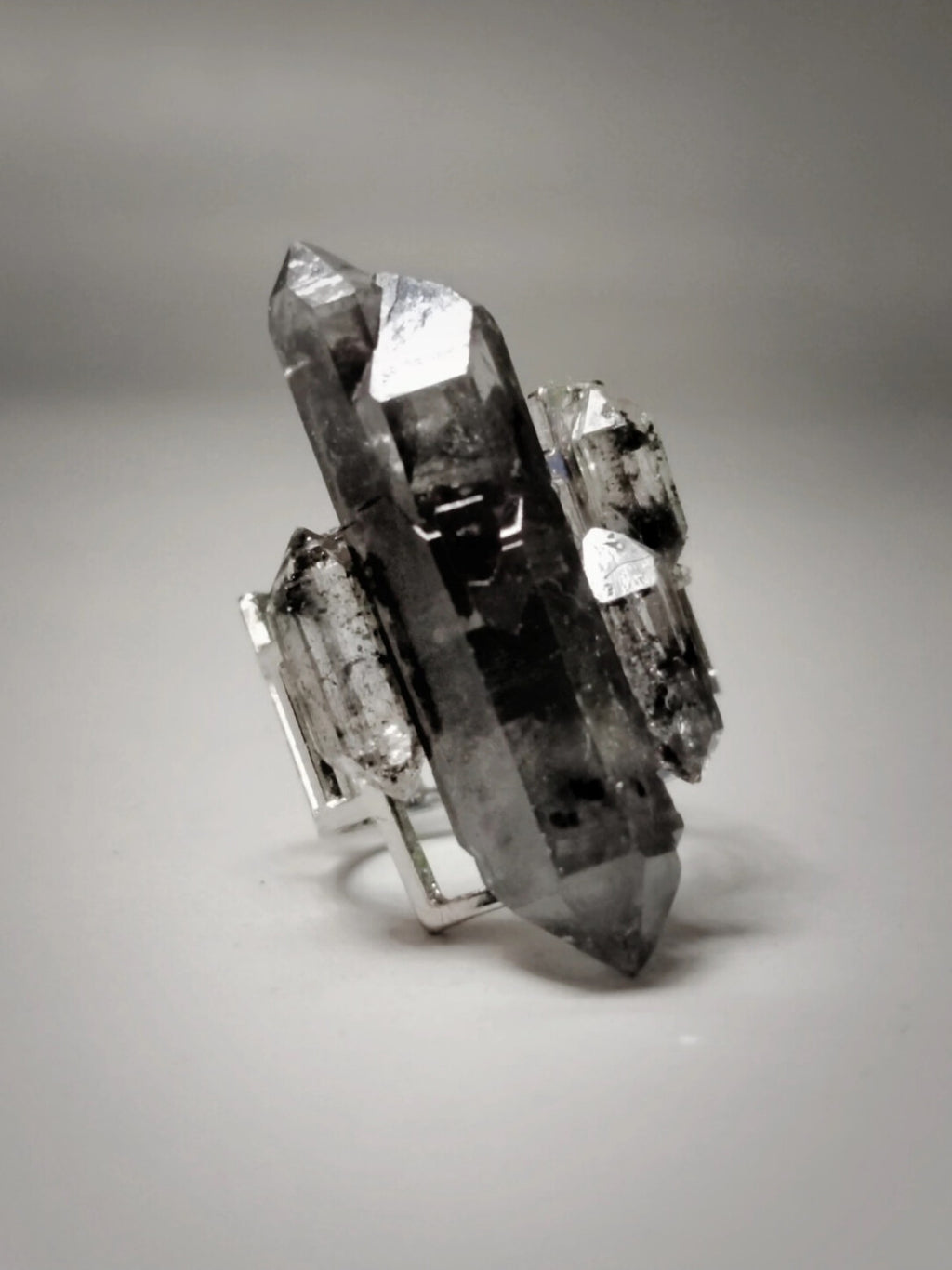 Shining Original Handmade Ring Niche Personality Black Shining