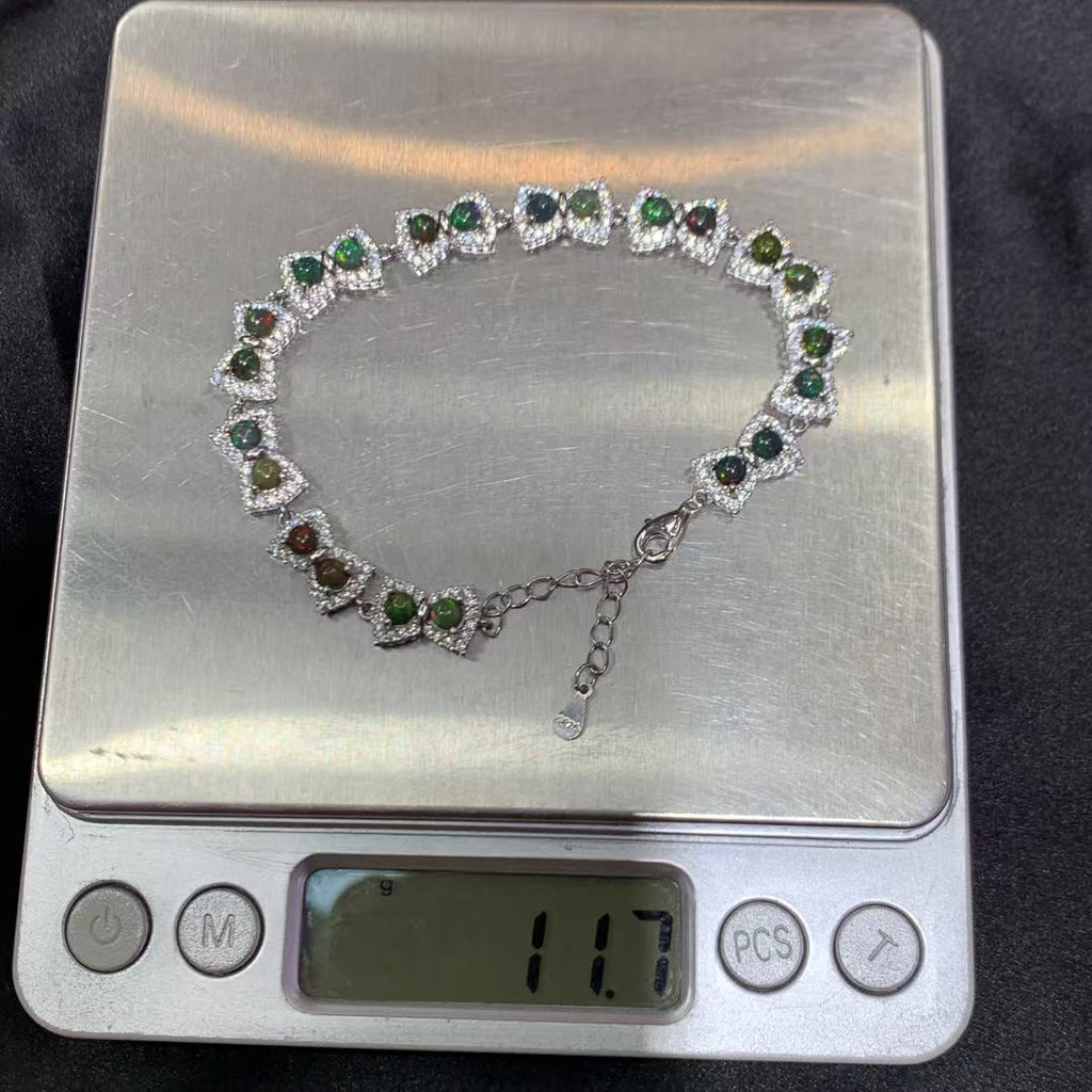 S925 Silver Inlay Light Luxury Niche Exquisite Elegant Bracelet