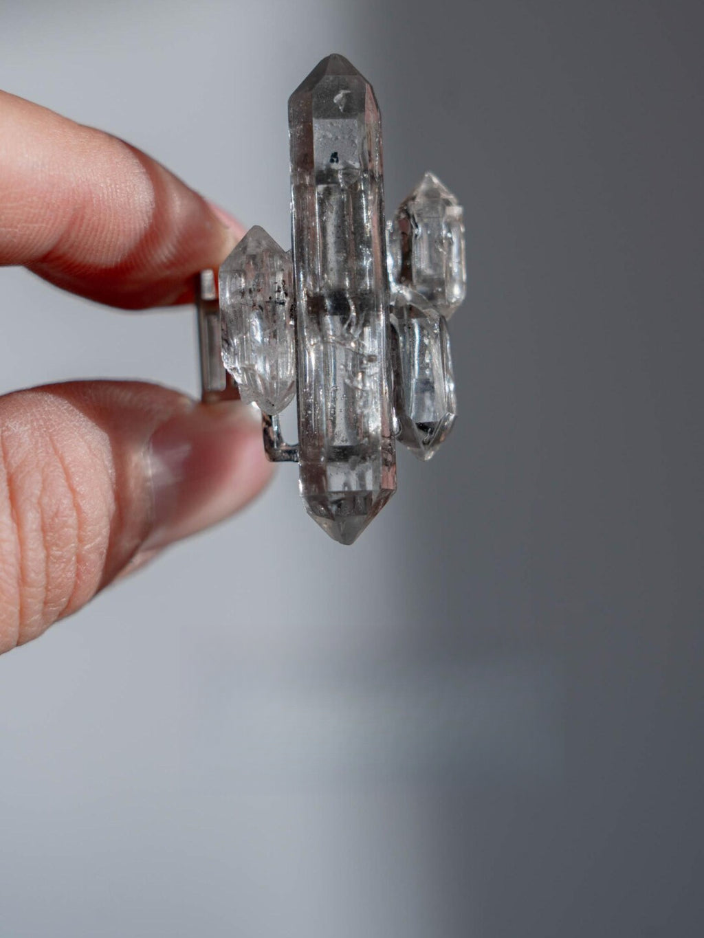 Shining Original Handmade Ring Niche Personality Black Shining