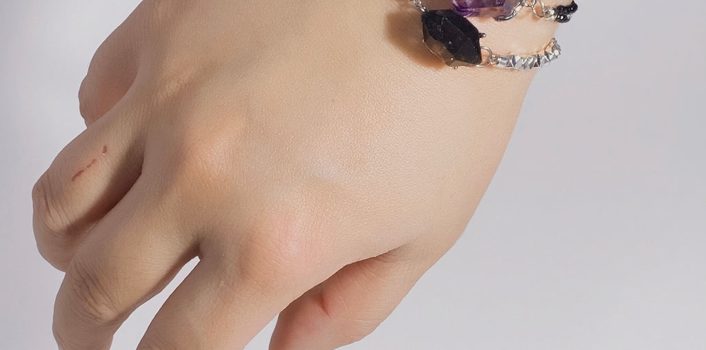 Purple Star Chain Shining Original Handmade Bracelet Seven Star Chain