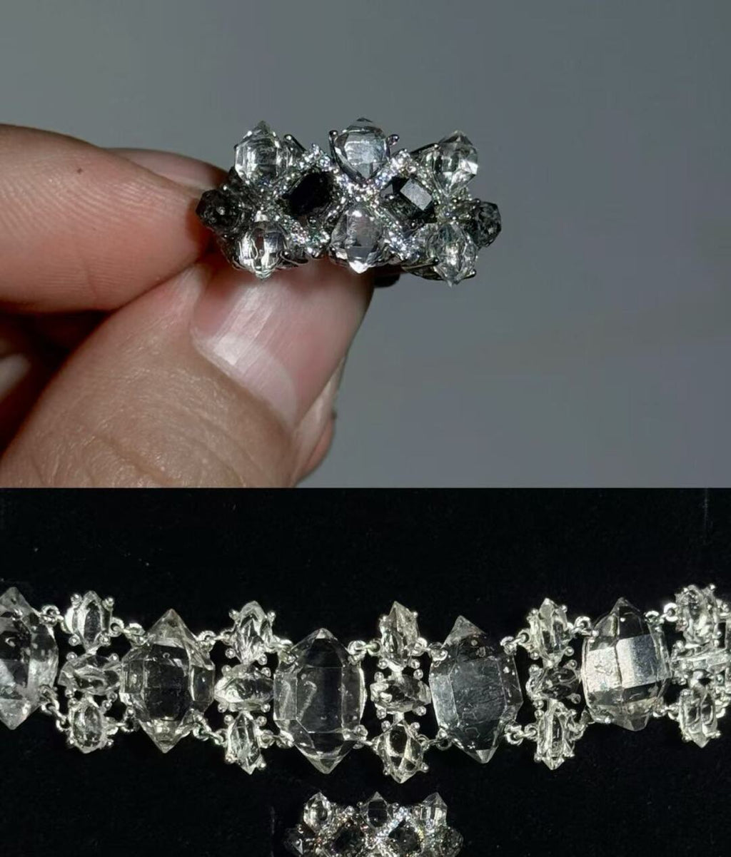 Flower Window Shining Original Handmade Ring · Adjustable Ring