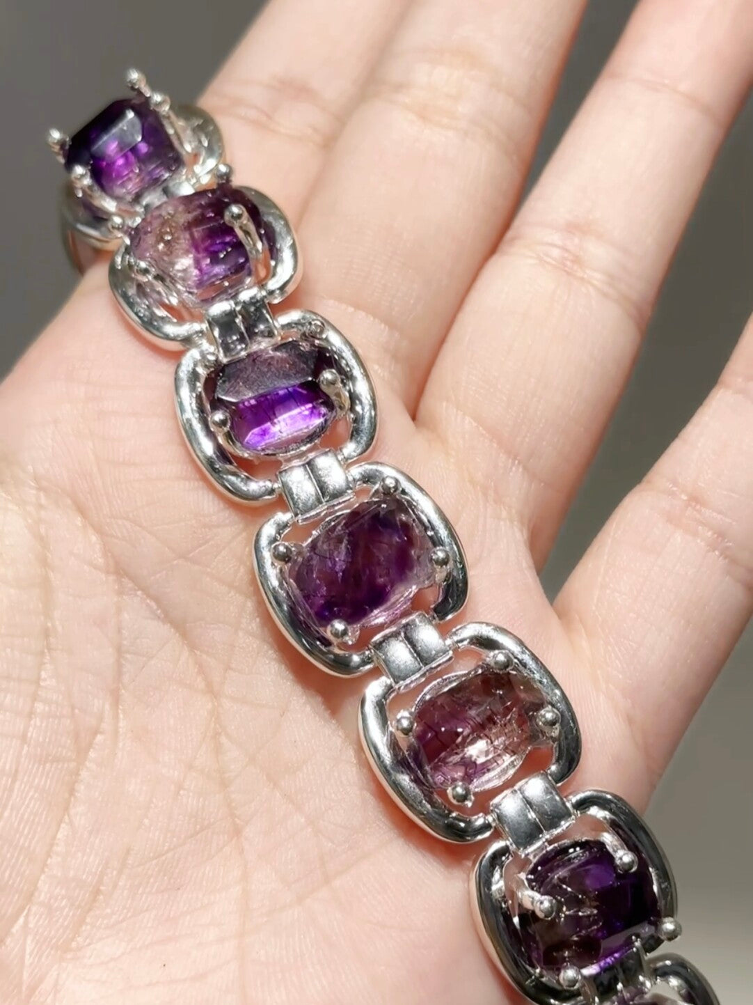 Halo Original Design 925 Silver Bracelet · White Flashing Version