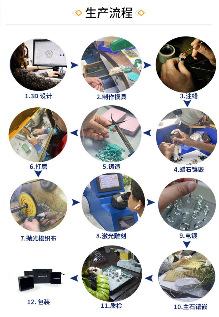 925 Sterling Silver Sapphire Diamond Bracelet 5A Zircon Bracelet