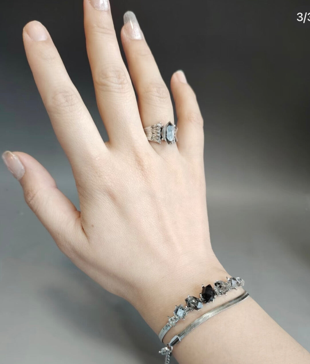 Shining Original Handmade Bracelet/Choker Dual-use · Blooming Flower Bracelet Titanium Steel Bracelet