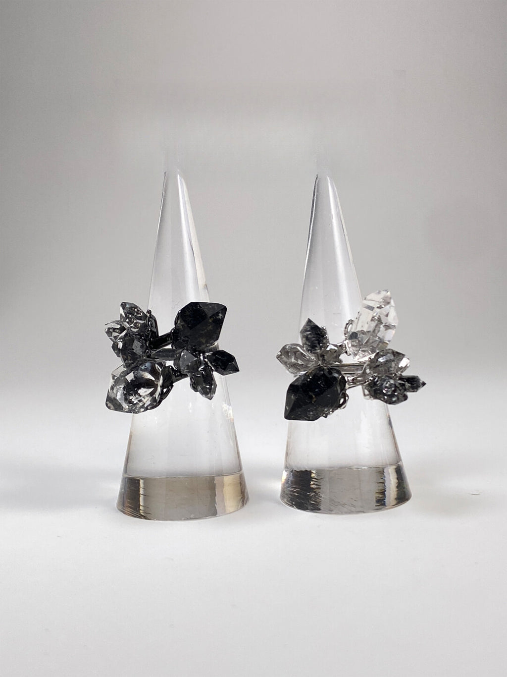 Painter Series Large Blossom Original Design Handmade Ring · Pure White Blossom