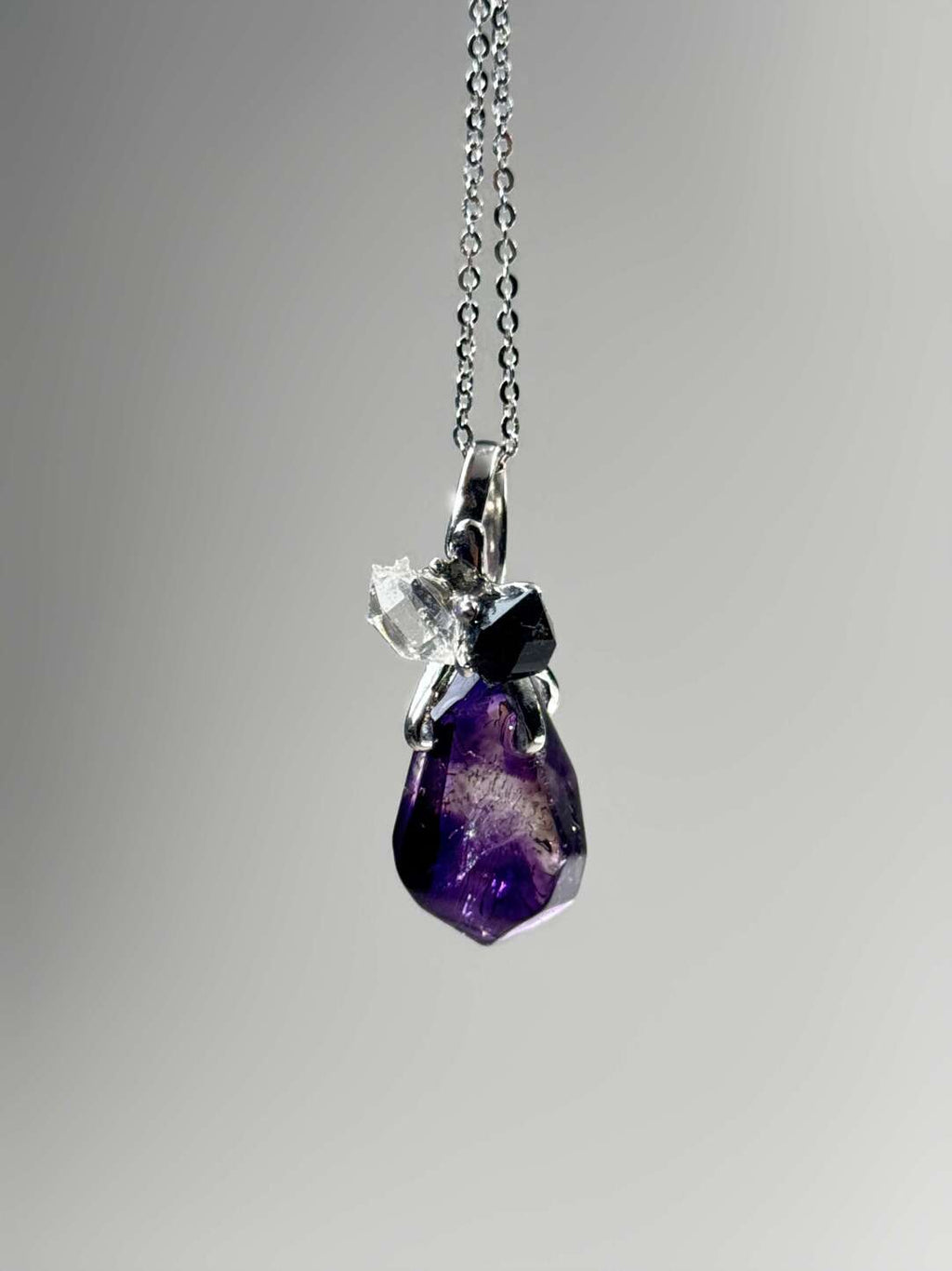 Painter Series Eggplant Shining Original Design Necklace