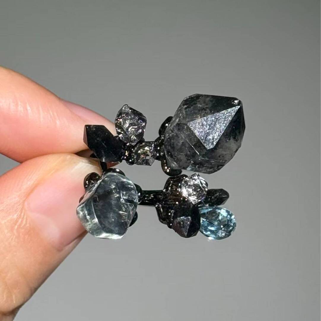 Painter Series Large Blossom Original Design Handmade Ring · Pure White Blossom